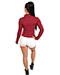 red workout jacket